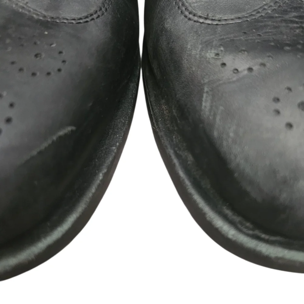 Sandro Moscoloni‎ Black Vineyard Leather  Tassel Loafers Men 10.5 D